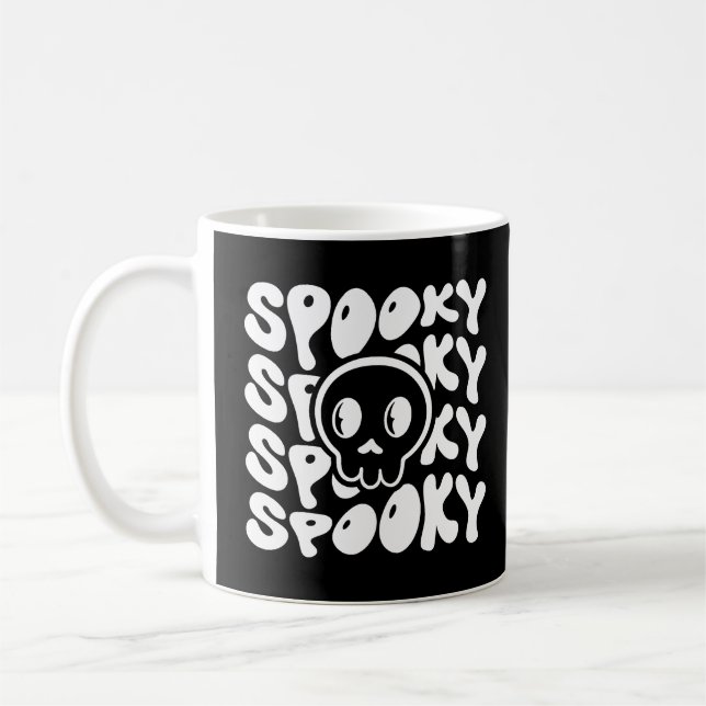 Caneca De Café Spooky Halloween (Esquerda)