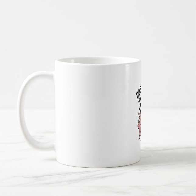 Caneca De Café Spooky Halloween Dog Spooky Ghost (Esquerda)