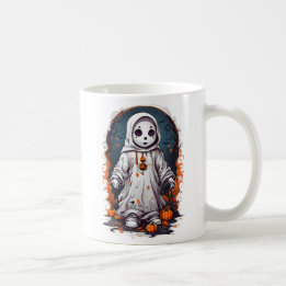 Caneca De Café Spooky Halloween Doll
