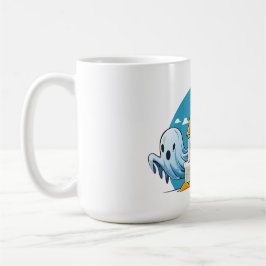 Caneca De Café spooky house and ghost