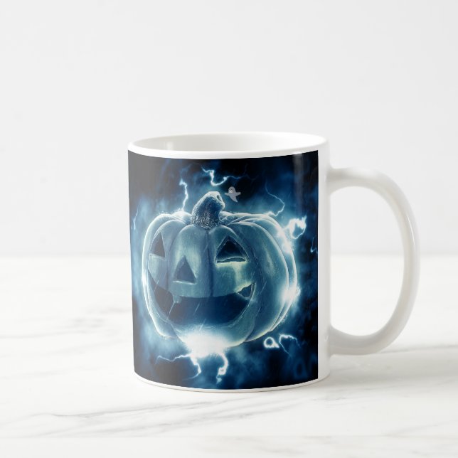 Caneca De Café Spooky Jack-o-Lantern (Direita)