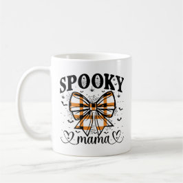 Caneca De Café Spooky Mama – Halloween Fofo para Mães