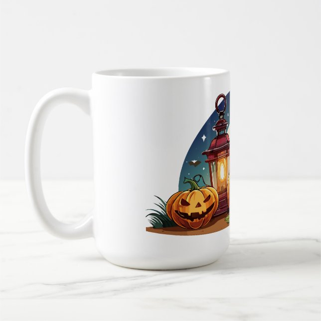 Caneca De Café Spooky pumpkins (Esquerda)