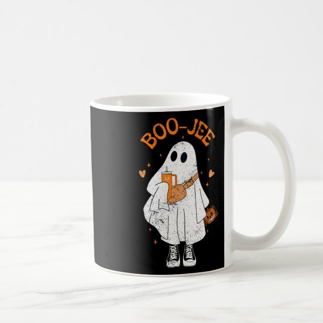 Caneca De Café Spooky Season Cute Ghost Halloween Boujee Boo Jee (Direita)