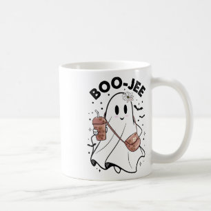 Caneca De Café Spooky Season Cute Ghost Halloween Costume Boujee