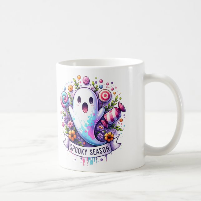 Caneca De Café Spooky Season Halloween Mug (Direita)