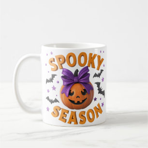 Caneca De Café Spooky Season Mug Café de Dia das Bruxas Bonito