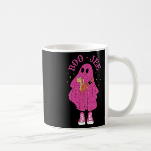 Caneca De Café Spooky Season Pink Ghost Halloween Costume Boujee