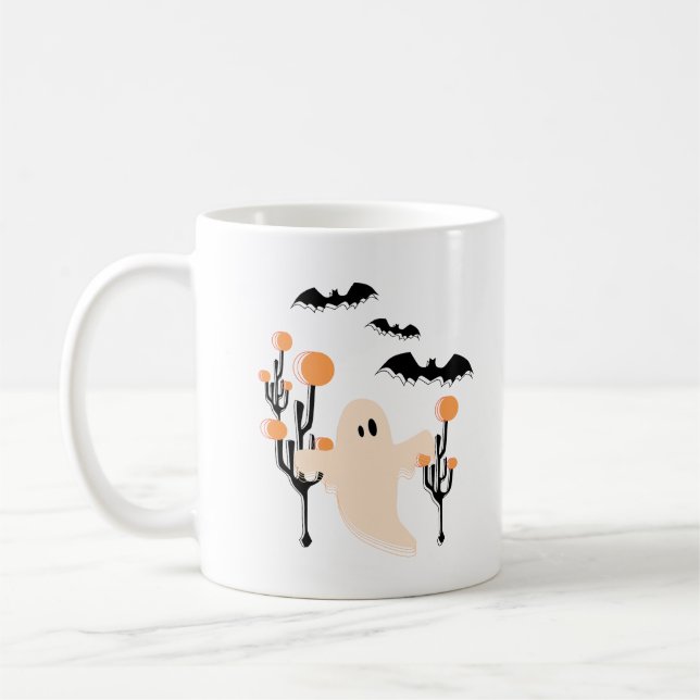 Caneca De Café Spooky Sips Mug 01 (Esquerda)