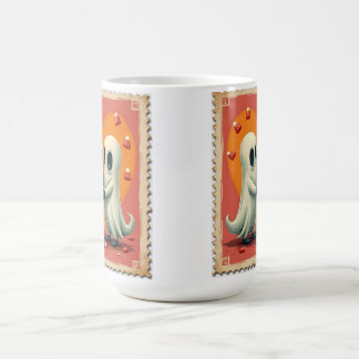 Caneca De Café Spooky Sweethearts Stamp Halloween