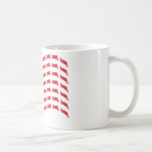 Caneca De Café sPORT-bIKE-fLAG-wAVE