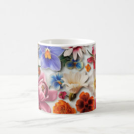 Caneca De Café Spring Flowers Digital Art