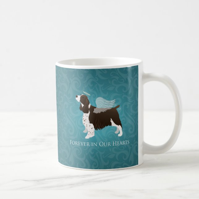 Caneca De Café Springer Spaniel Angel - Memorial Pet (Direita)