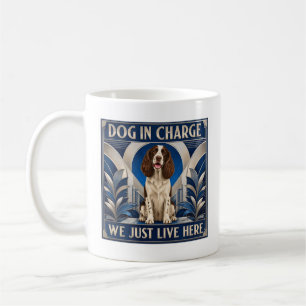 Caneca de Café Springer Spaniel Manda na Casa - Ch