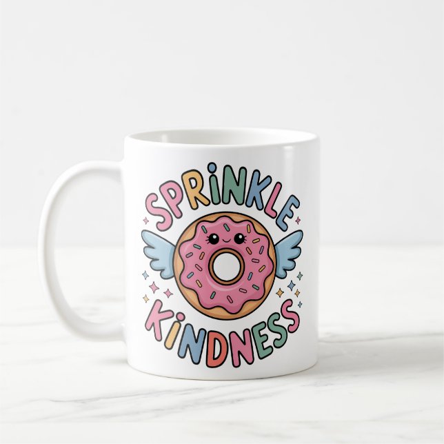 Caneca De Café Sprinkle Kindness | Rosquinha (Esquerda)