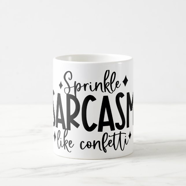 Caneca De Café Sprinkle Sarcastic Funny Café (Centro)