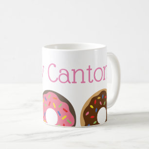 Caneca De Café Sprinkles Rosquinha Personalizado Mug Personalizad
