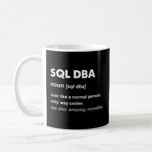 Caneca De Café Sql Dba