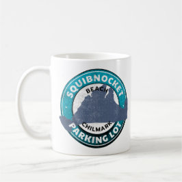 Caneca De Café Squibnocket Beach Parking Lot Mug