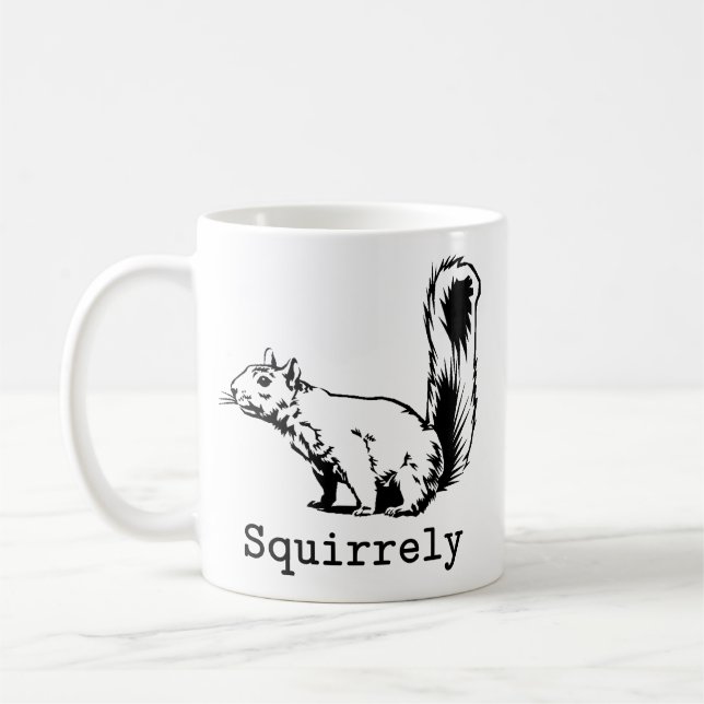 Caneca De Café Squirrely (Esquerda)