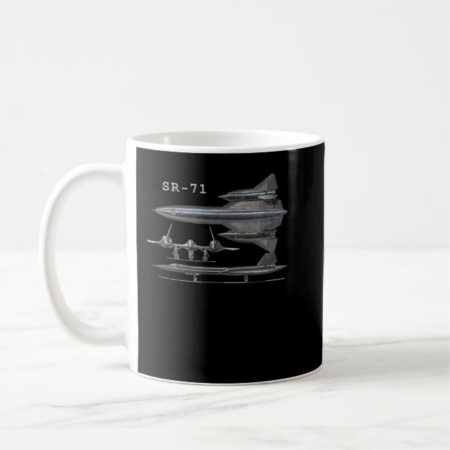 Caneca De Café SR-71 Aeronave Militar (Esquerda)
