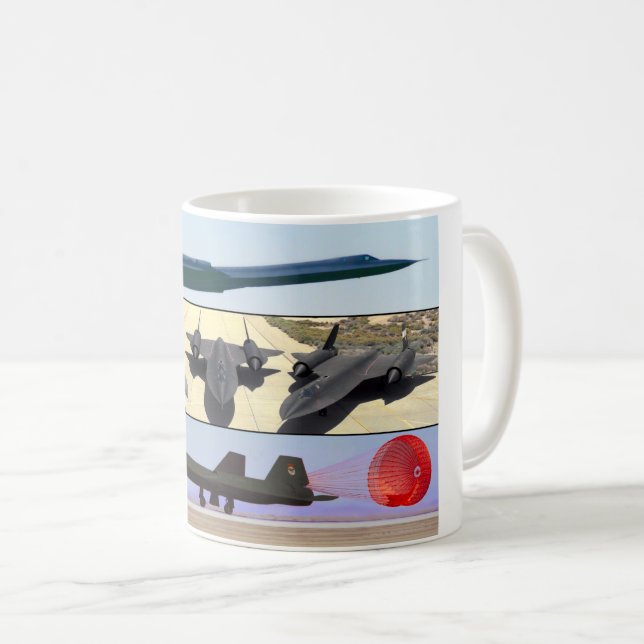 CANECA DE CAFÉ SR-71 BLACKBIRD (Frente Esquerda)