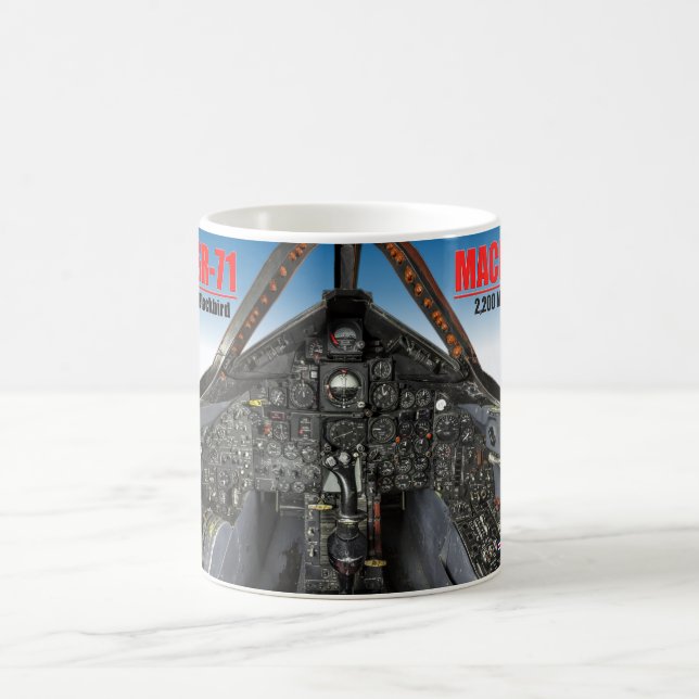 CANECA DE CAFÉ SR-71 BLACKBIRD COCKPIT (Centro)