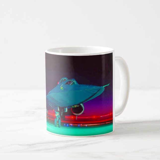 CANECA DE CAFÉ SR-71B BLACKBIRD (Frente Esquerda)