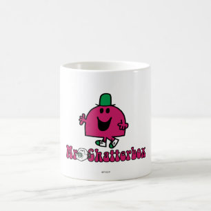 Caneca De Café Sr. Chatterbox Logotipo & telefone