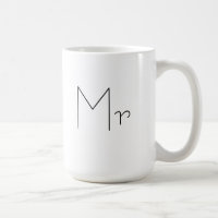 Sr. copo de café para maridos e noivos