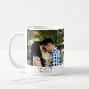 Caneca De Café Sr e Sra Foto
