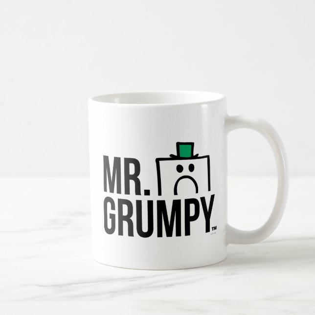 Caneca De Café Sr. Grumpy | Nome Sobre A Cabeça De Pequim (Direita)