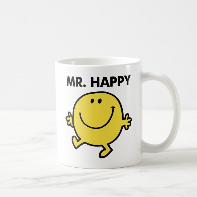Caneca De Café Sr. Happy | Dança e sorriso (Direita)