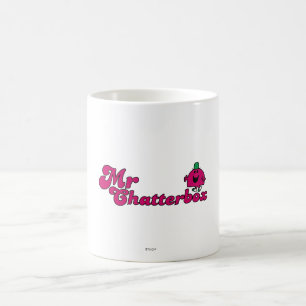 Caneca De Café Sr. magenta Chatterbox Logotipo