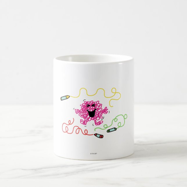Caneca De Café Sr. Messy Brincando Com Crayons (Centro)