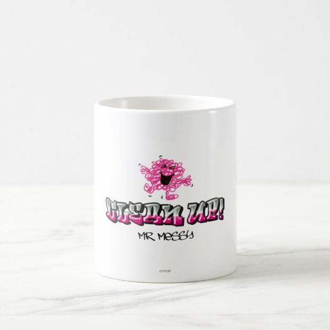 Caneca De Café Sr. Messy Diz Limpar (Centro)