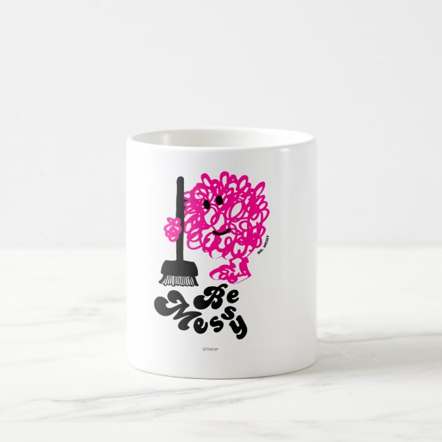 Caneca De Café Sr. Messy Limpando (Centro)