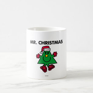 Caneca De Café Sr. Natal Chapéus e luvas festivos