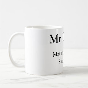 Caneca De Café Sr Papai desde adicionar ano nome pais nome pai