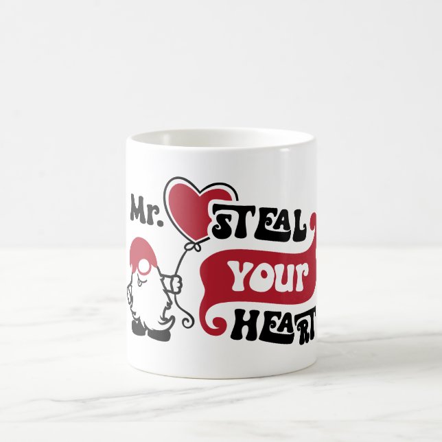 Caneca De Café Sr. Roube Seu Coração - Dia dos Namorados (Centro)