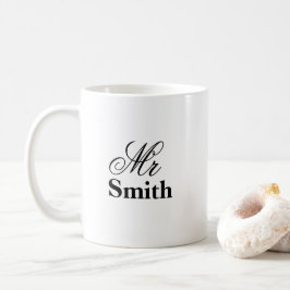 Caneca De Café Sr. Seu Nome