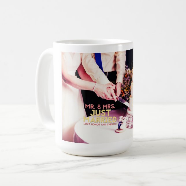Caneca De Café Sr. & Sra.- Gift Mug (Frente Esquerda)