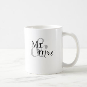 Caneca De Café Sr. & Sra. Wedding Mug
