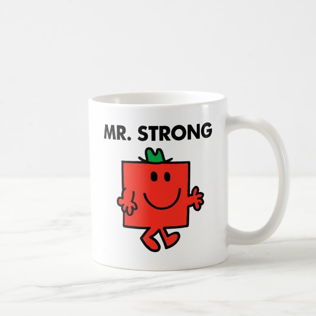 Caneca De Café Sr. Strong Waving Hello (Direita)