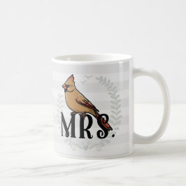Caneca De Café Sra. Cardinal Sr. e Sra. Seu e dela