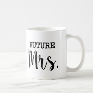 Caneca De Café Sra. futura noiva engraçada