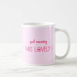 Caneca De Café Sra. Lovely Namorados