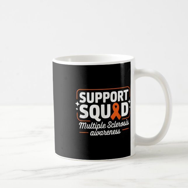 Caneca De Café Sra. Warrior Sra. Support Squad Sclerose Múltipla  (Direita)