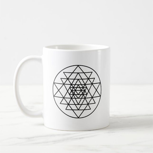 Caneca De Café Sri Yantra (Esquerda)