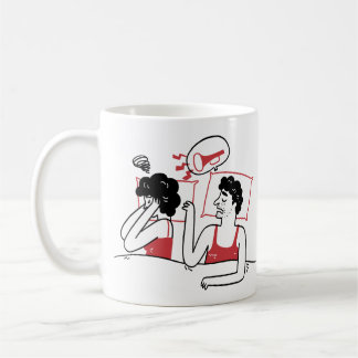 Caneca De Café Sronar alto e barato, romântico engraçado